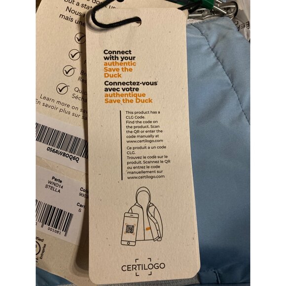 Save The Duck Stella Windbreaker Rain Jacket Women Size XS 0 New with Tag - Picture 6 of 8